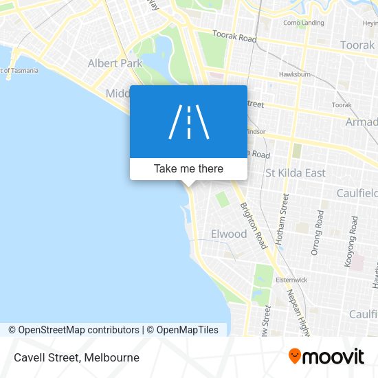 Cavell Street map
