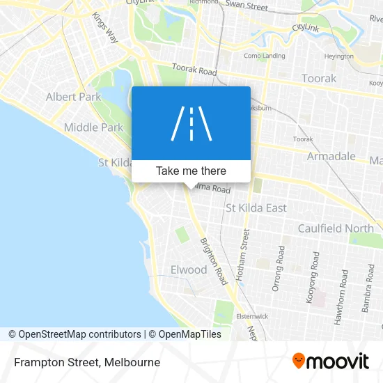Frampton Street map