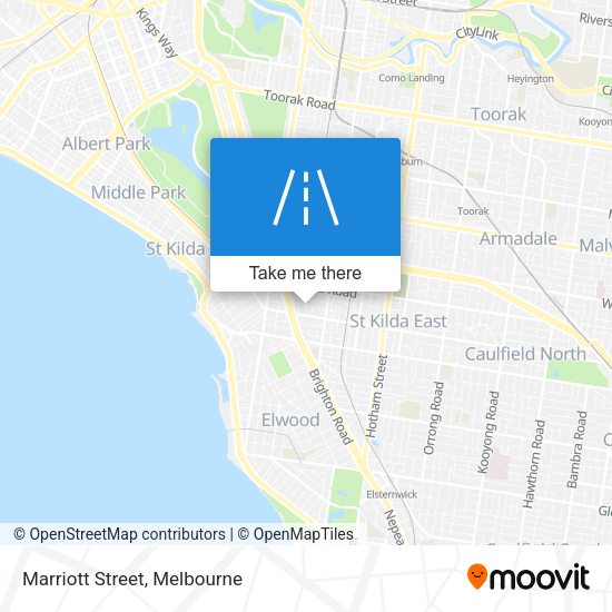 Marriott Street map
