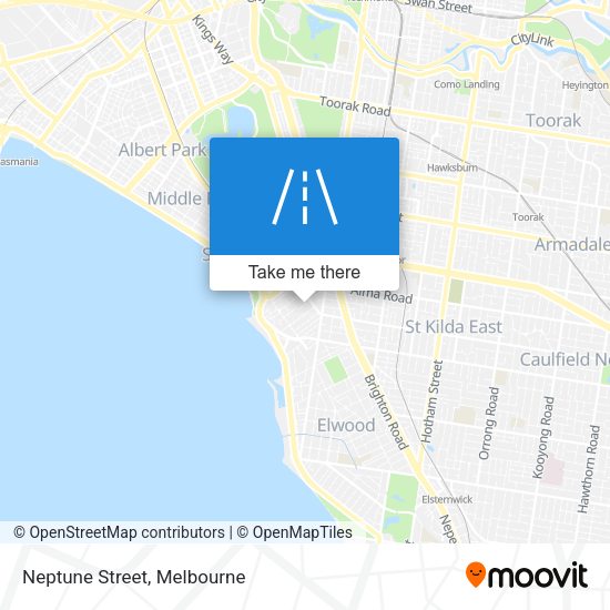 Neptune Street map