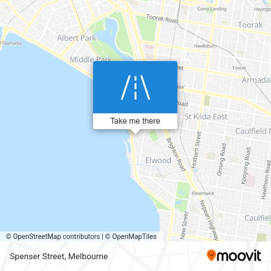 Spenser Street map
