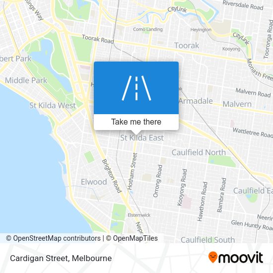 Cardigan Street map