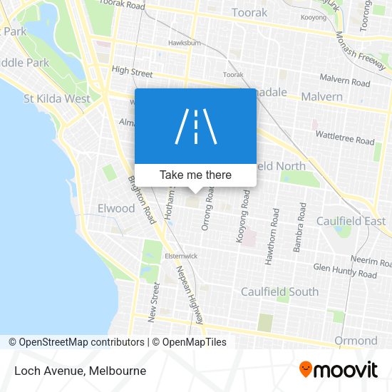 Loch Avenue map