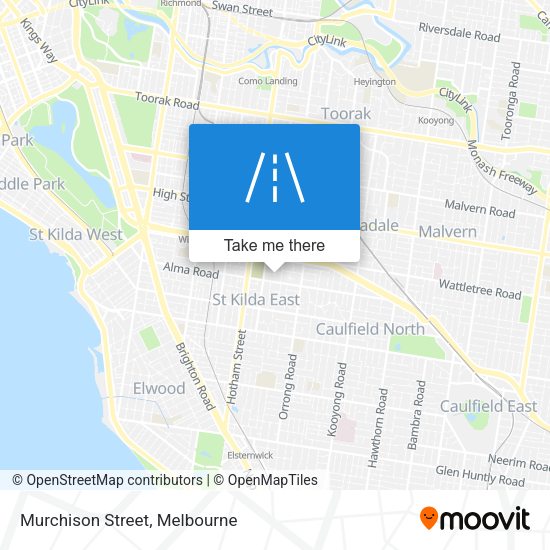 Murchison Street map
