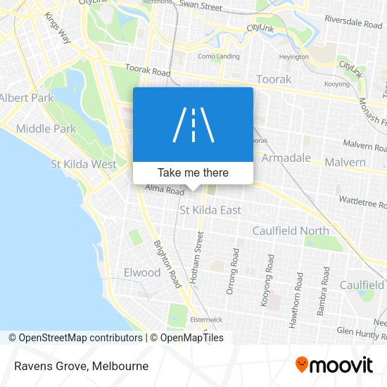 Ravens Grove map