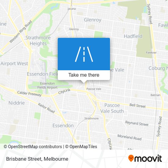 Brisbane Street map