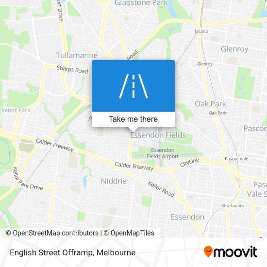 English Street Offramp map