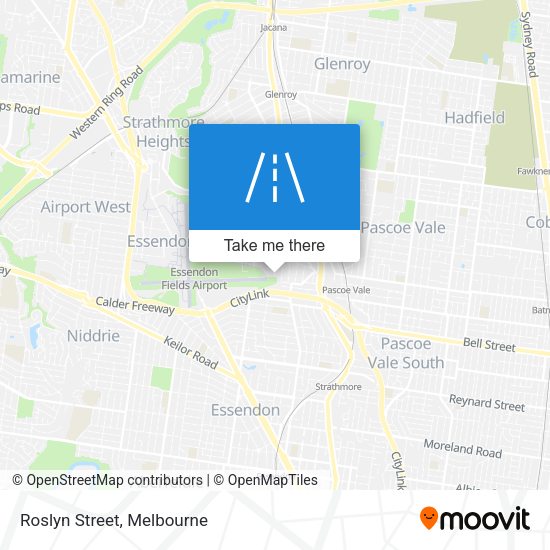 Roslyn Street map
