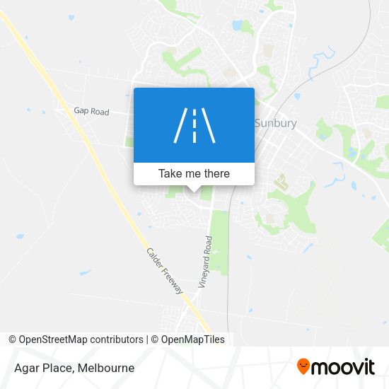 Agar Place map