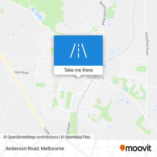 Mapa Anderson Road