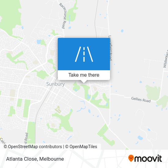 Atlanta Close map