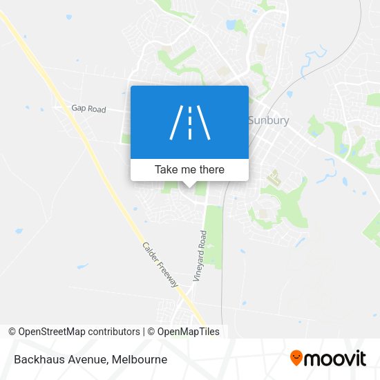 Backhaus Avenue map
