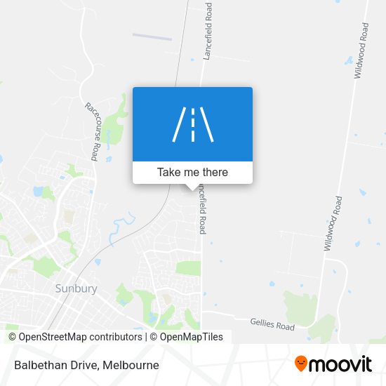Balbethan Drive map