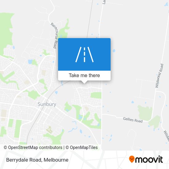 Berrydale Road map