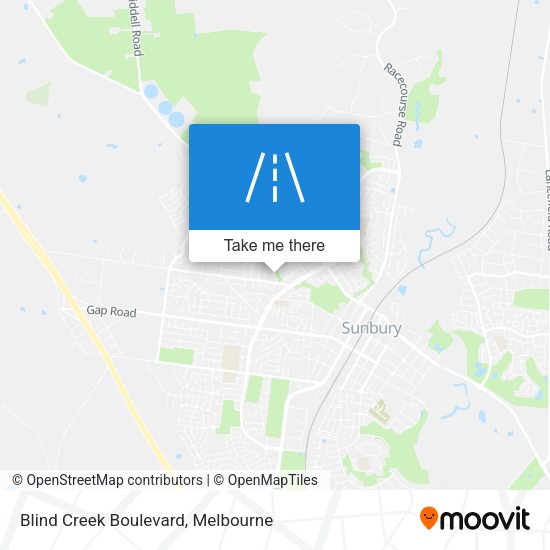 Blind Creek Boulevard map