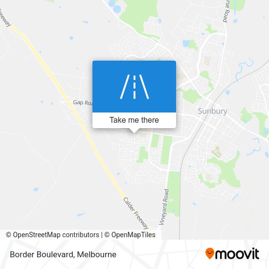 Border Boulevard map