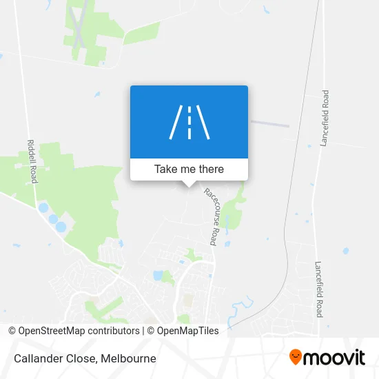 Mapa Callander Close