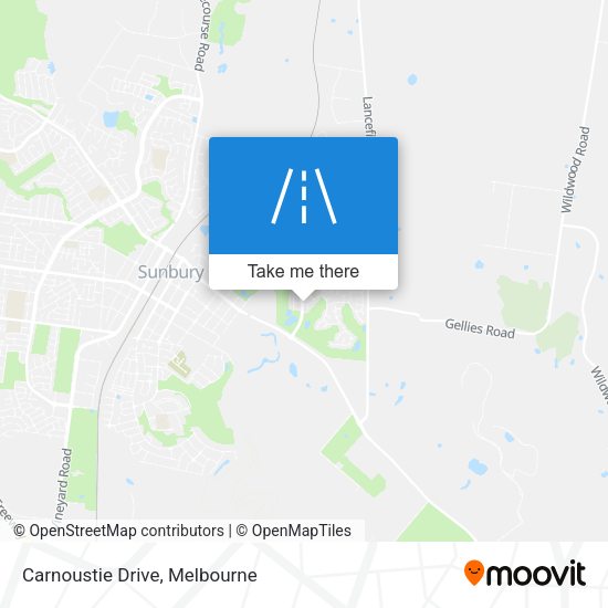 Carnoustie Drive map