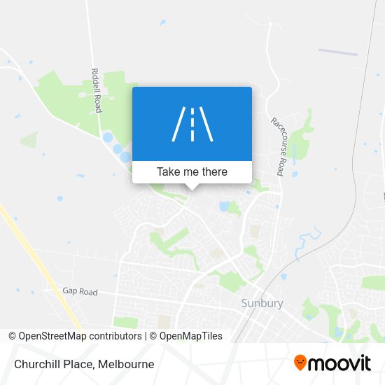 Churchill Place map