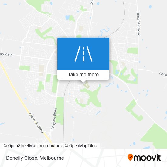 Donelly Close map