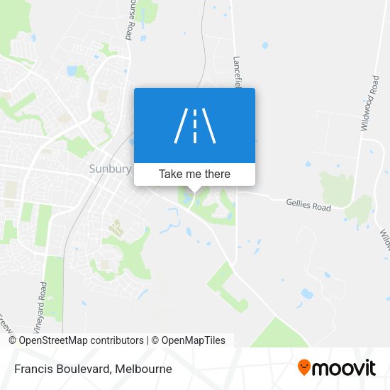 Francis Boulevard map
