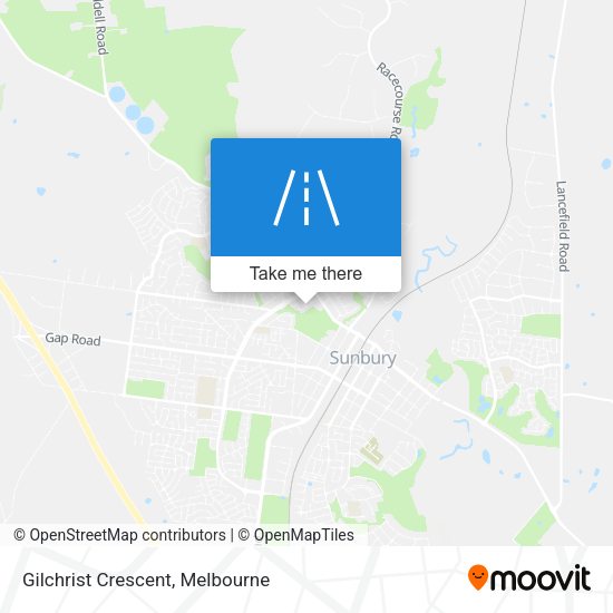 Gilchrist Crescent map