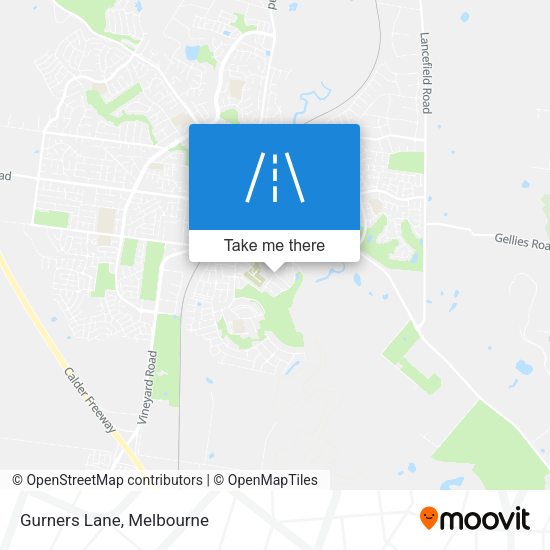 Gurners Lane map