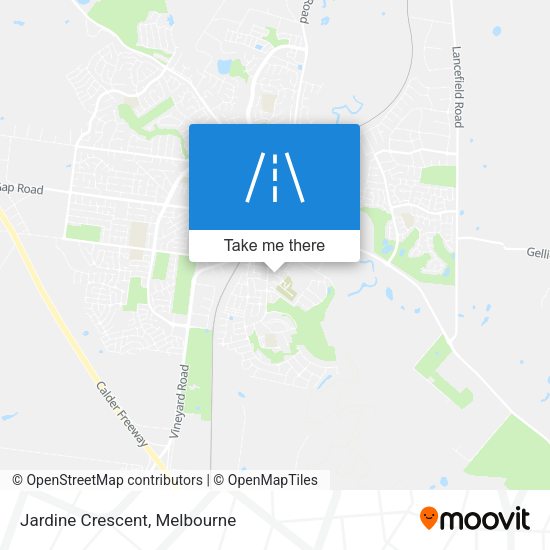 Jardine Crescent map