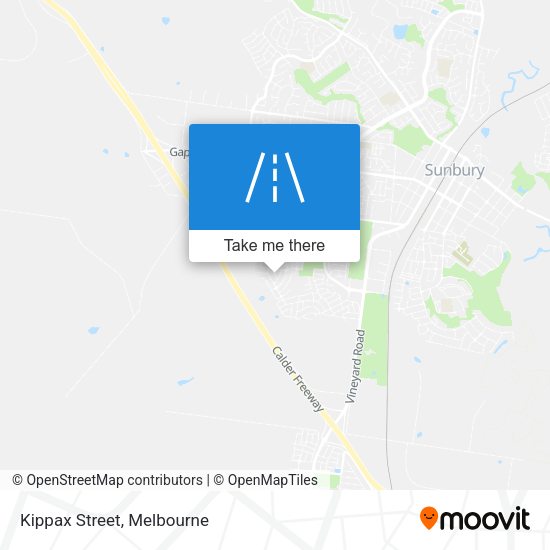 Kippax Street map