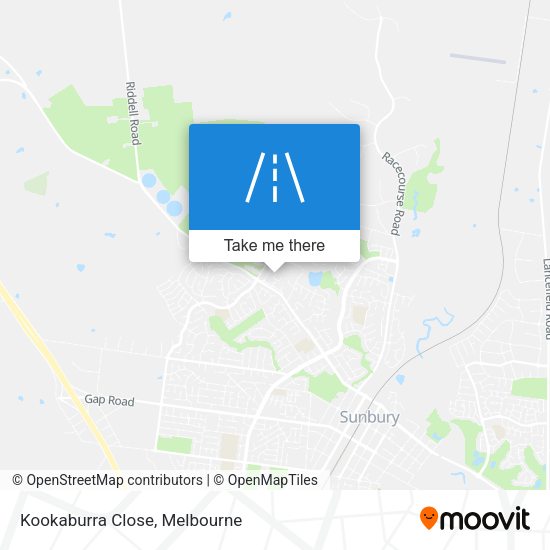 Kookaburra Close map
