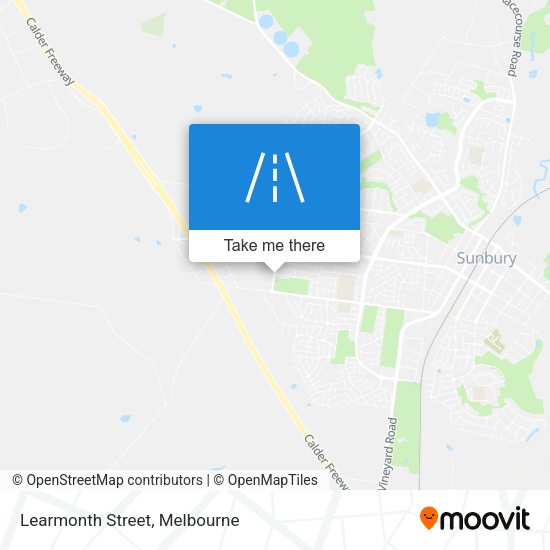 Learmonth Street map
