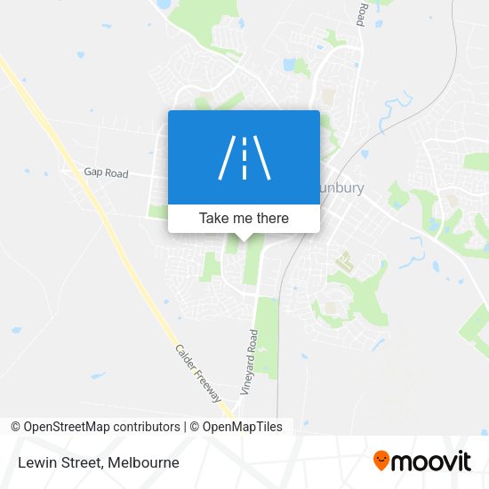 Lewin Street map