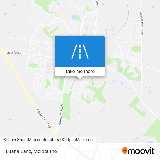 Luana Lane map