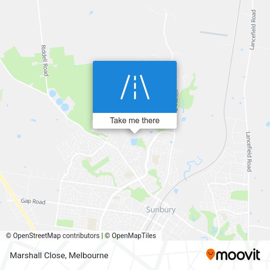 Marshall Close map
