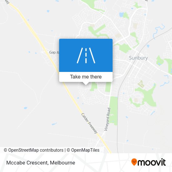 Mccabe Crescent map