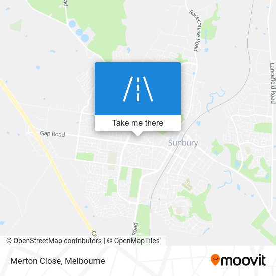 Merton Close map