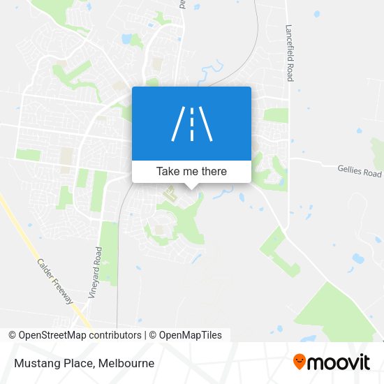 Mustang Place map