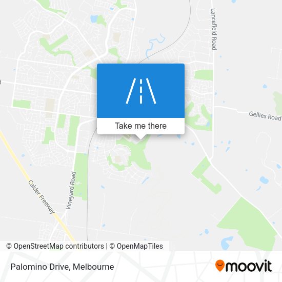 Palomino Drive map