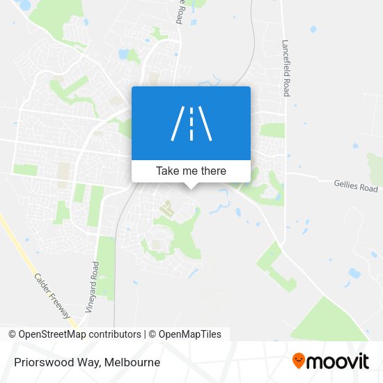 Priorswood Way map