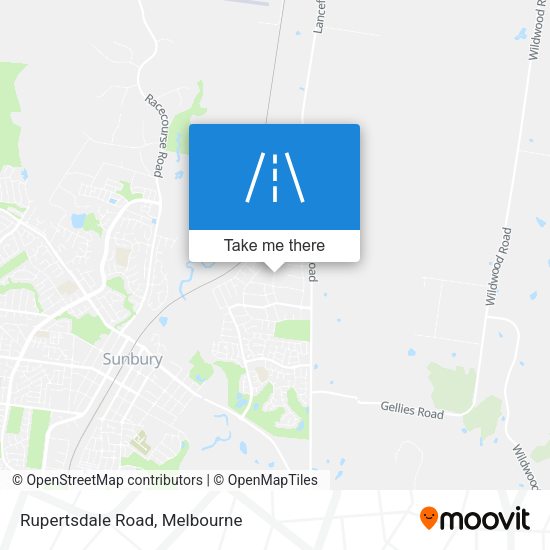 Rupertsdale Road map