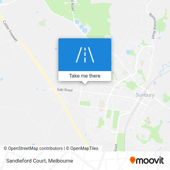 Sandleford Court map