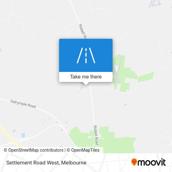 Settlement Road West map