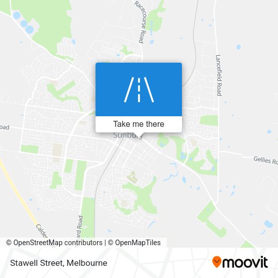 Stawell Street map