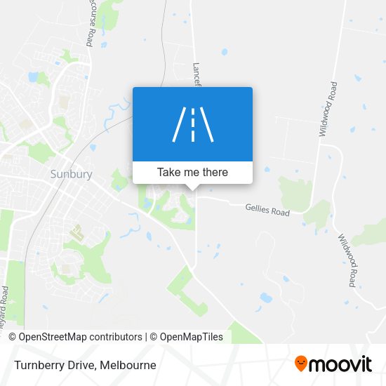 Turnberry Drive map