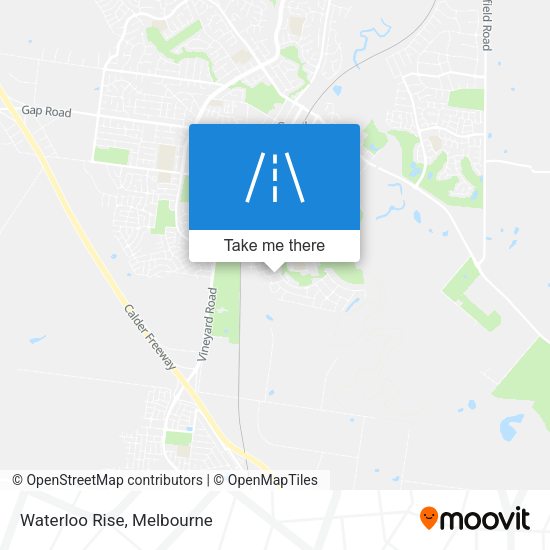 Waterloo Rise map