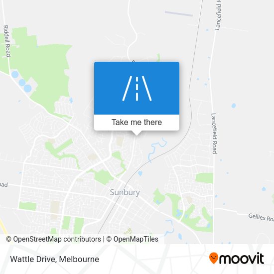 Wattle Drive map