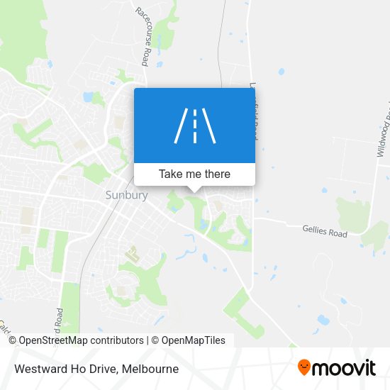 Westward Ho Drive map