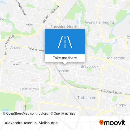 Alexandra Avenue map