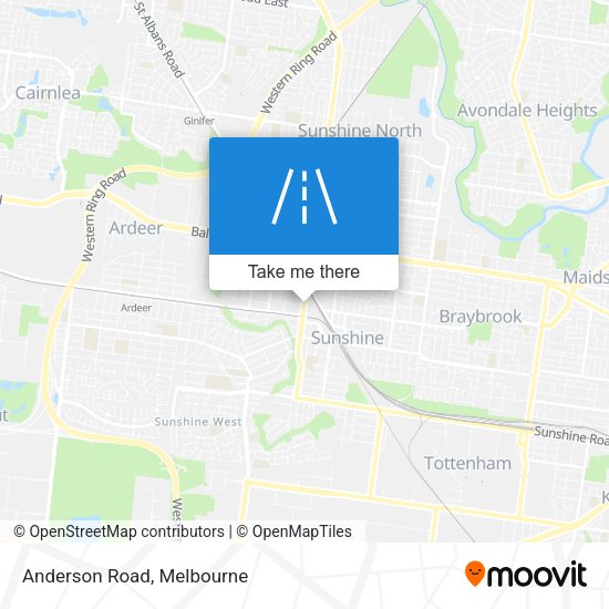 Anderson Road map