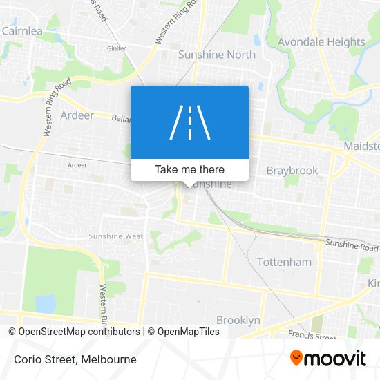 Corio Street map